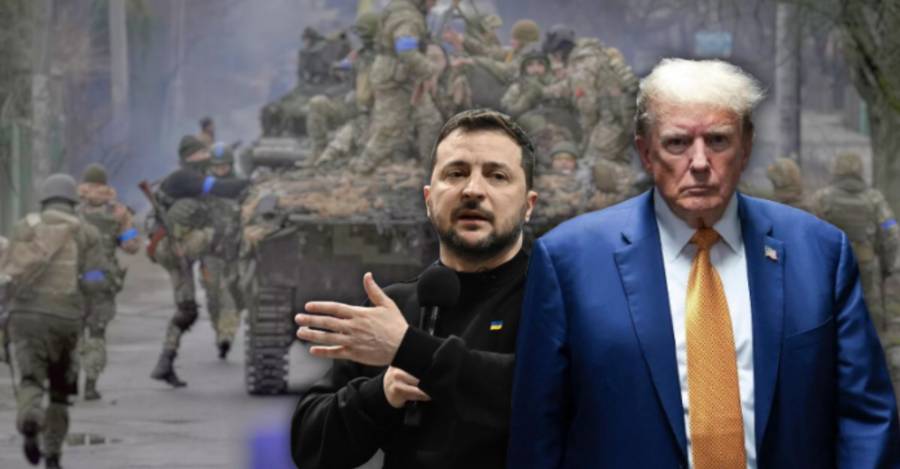 Volodimir Zelenski y Donald Trump.