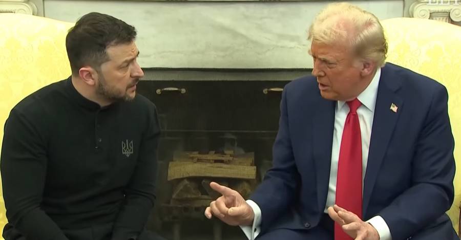 Volodimir Zelenski y Donald Trump.