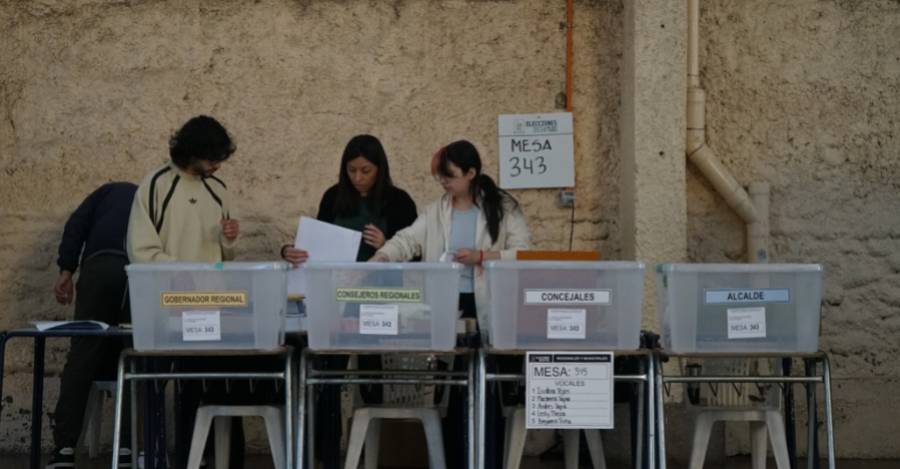 Votación en Chile.