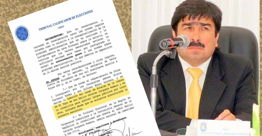 Emilio Jorquera, alcalde destituido de El Tabo