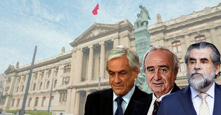 Sebastián Piñera, Gastón Gómez y Rodrigo Ubilla.