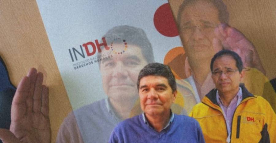 Elías Padilla y Sergio Micco, director del INDH