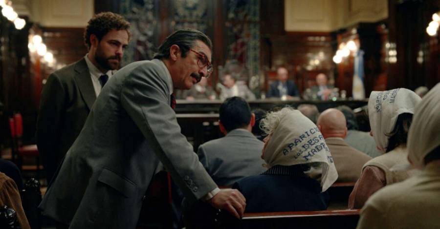 Darín es el fiscal Julio Strassera y Lanzani su adjunto Luis Moreno Ocampo.
