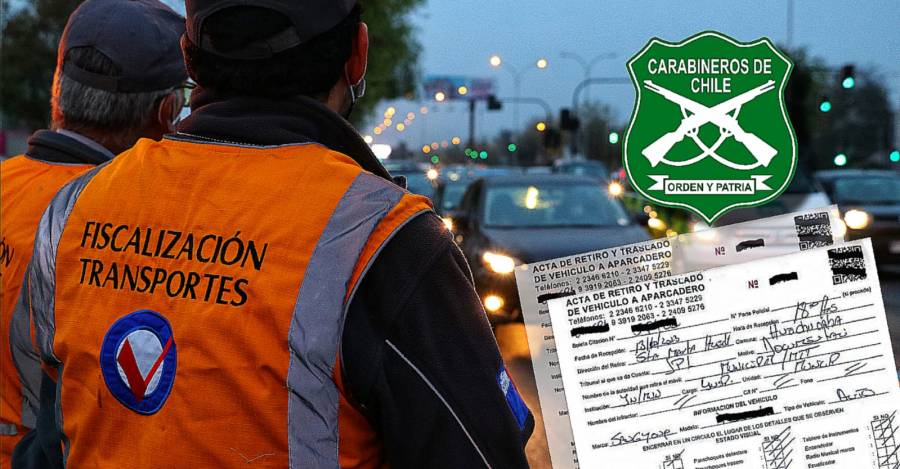En la esquina, acta de retiro y traslado del vehículo que no llegó al aparcadero