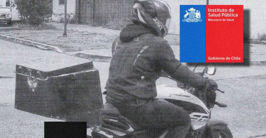 Una de las motocicletas que habría seguido a los fiscalizadores del ISP