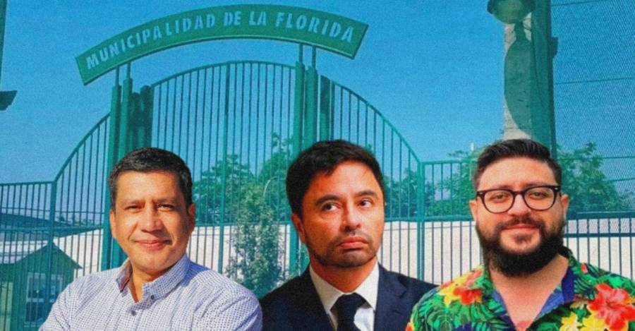 Concejal Reinaldo Rosales, alcalde Rodolfo Carter y Francisco Orrego