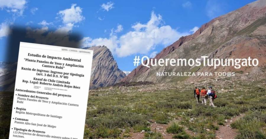 Minera cerca de Parque Nacional de Glaciares