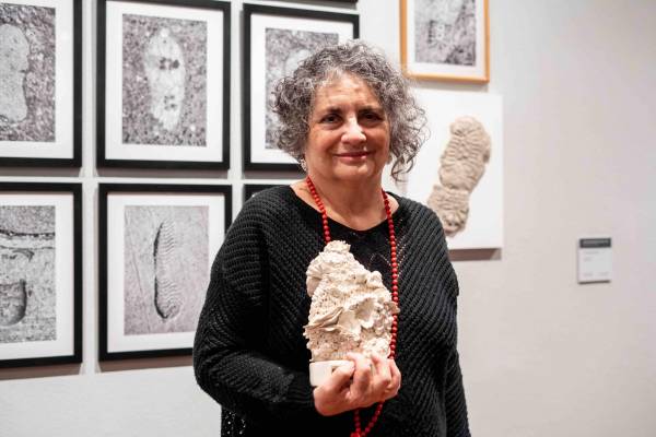 Soledad Fariña, con el Premio Plagio a la Creatividad Artística 2023. Foto: Fundación Plagio.