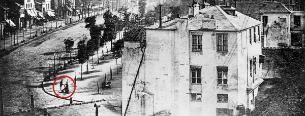 Primer humano fotografiado en la historia