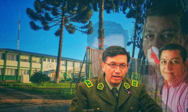 De fondo, la unidad de Beltrán. Abajo, el general Luigi Lopresti y Christian Beltran