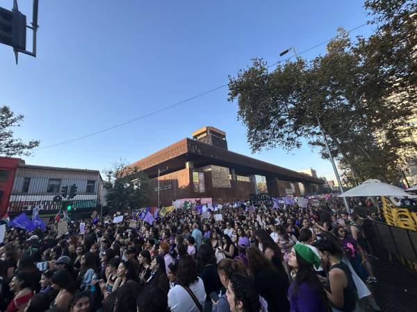 Marcha 8M 2024. Foto: X Convergencia Social.