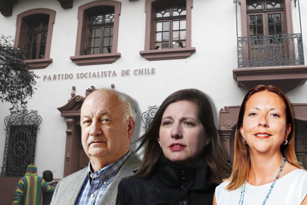 Guillermo Teillier, Paulina Vodanovic, Natalia Piergentili. 