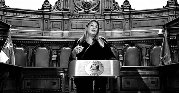 Vocera de la Corte Suprema, Angela Vivanco. VICTOR HUENANTE / AGENCIA UNO
