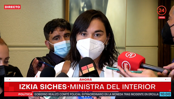 Ministra Izkia Siches en el Congreso