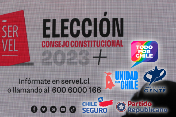 Listas inscritas para la elección de consejeros constitucionales.