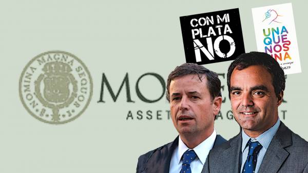 Rodrigo Pérez Mackenna, ex ministro de Piñera y Fernando Tisné, de Moneda Asset Management.