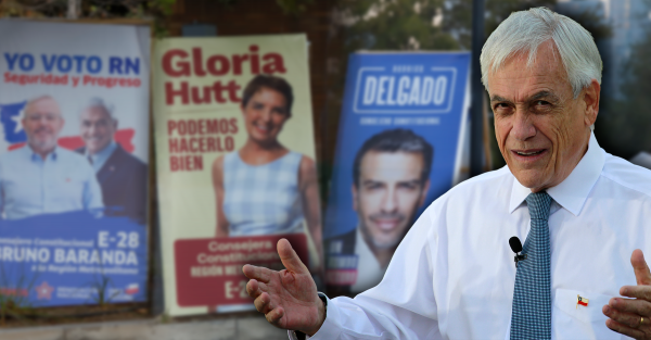 Piñera y candidatos Consejo Constitucional. Fotos: K. Pozo y F. Paredes/AgenciaUno. Piñera y candidatos Consejo Constitucional.