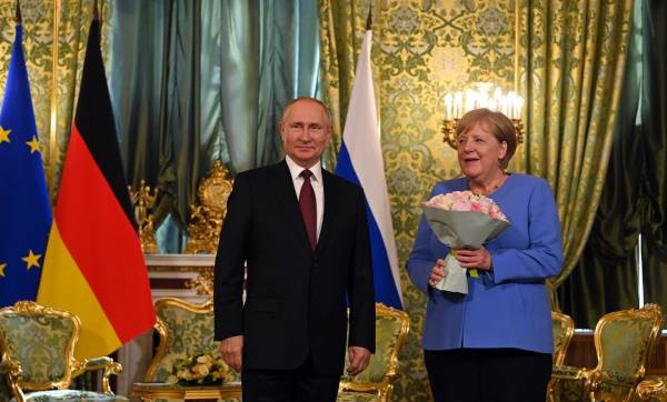Putin y Merkel en 2021. Foto: EFE. Putin y Merkel en 2021. Foto: EFE.
