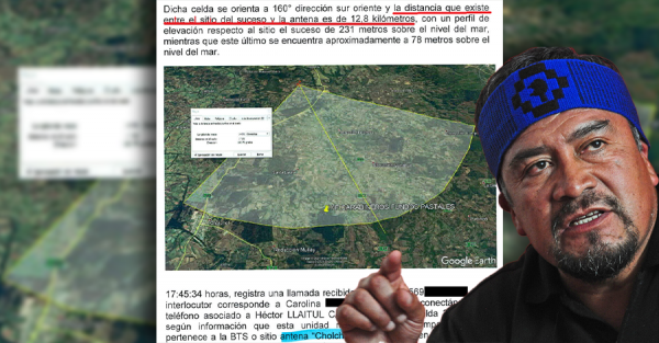 Sistema Vigía utilizado por la PDI para geolocalizar a Llaitul
