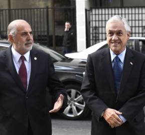 Jorge Abbott y Sebastián Piñera