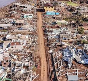 Afectación por inundaciones en el barrio Navegantes, en Arroio do Meio, Rio Grande do Sul, Brasil. Foto cortesía Ricardo Stuckert Gobierno de Brasil. Afectación por inundaciones en el barrio Navegantes, en Arroio do Meio, Rio Grande do Sul, Brasil.