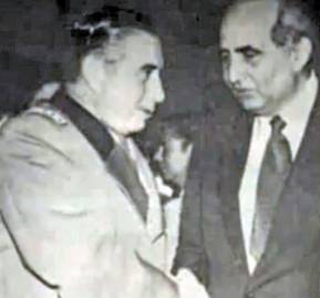 Augusto Pinochet y Agustín Edwards Augusto Pinochet y Agustín Edwards
