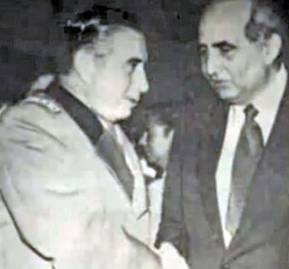 Augusto Pinochet y Agustín Edwards