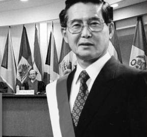 Alberto Fujimori en los años 90.