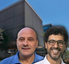 Ángel Jadue y Fares Jadue. Ángel Jadue y concejal Fares Jadue.