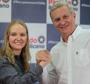 Beatriz Hevia y José Antonio Kast.
