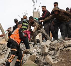 Bombardeo en Rafah Bombardeo en Rafah