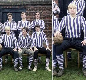 Boris Johnson en sus tiempos en Eton College Boris Johnson en sus tiempos en Eton College