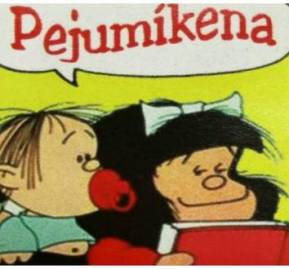En 2017 la lingüista María Gloria Pereira tradujo Mafalda al guaraní en 10 tomos En 2017 la lingüista María Gloria Pereira tradujo Mafalda al guaraní en 10 tomos