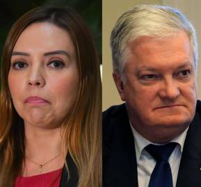 Camila Flores, Alejandro Kusanovic y Juan Manuel Fuenzalida.