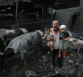Campo de refugiados de Nuseirat. (Anadolu Agency). Campo de refugiados de Nuseirat.
