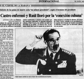 El diario El País de España, 12 de julio de 1989