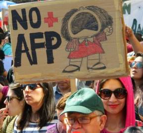 Foto referencial. Marcha nacional contra las AFP, marzo 2019 Foto referencial. Marcha nacional contra las AFP, marzo 2019
