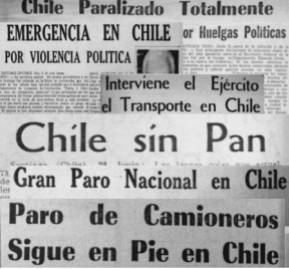Recortes de prensa sobre la crisis económica de la UP.