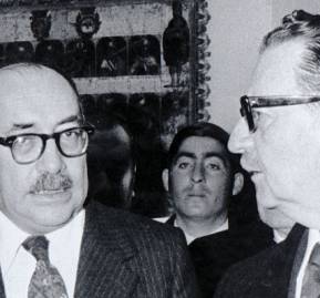 Clodomiro Almeyda y Salvador Allende.