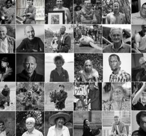 collage de fotografías de las personas que fallecieron en 2025. Fuente Mongabay