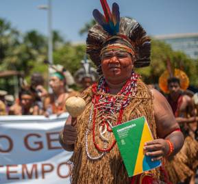 Los pueblos indígenas critican la falta de demarcación de tierras. (Foto: Tiago Miotto/Cimi) Los pueblos indígenas critican la falta de demarcación de tierras. (Foto: Tiago Miotto/Cimi)