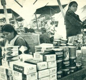Contrabando desde Colchane a Bolivia en 1973.