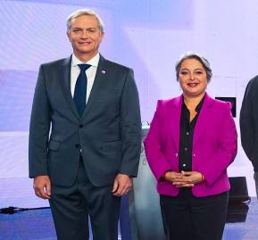 Debate presidencial CHV 2024 (Foto: Marcelo Martin).