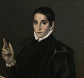 Retrato de un joven, de El Greco.