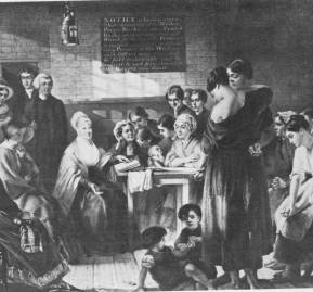 Elizabeth Fry y las cuáqueras organizaron la Orden de las Hermanas Protestantes de la Caridad.