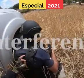 Cuadro de imagen del video del comando táctico revelado por INTERFERENCIA