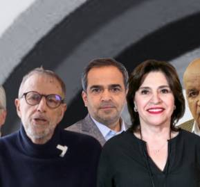 Guillermo Pickering, Jorge Schaulsohn, Jaime Quintana, Ana Lya Uriarte y Genaro Arriagada. Guillermo Pickering, Jorge Schaulsohn, Jaime Quintana, Ana Lya Uriarte y Genaro Arriagada.
