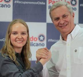Beatriz Hevia y José Antonio Kast. Beatriz Hevia y José Antonio Kast.