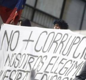 Manifestación en Chile. 