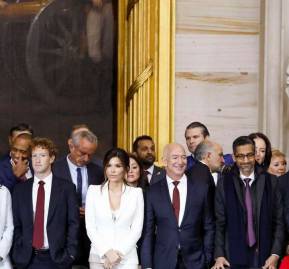 Dueños de las grandes compañias tecnológicas estadounidenses. Foto. Latinoamérica21.